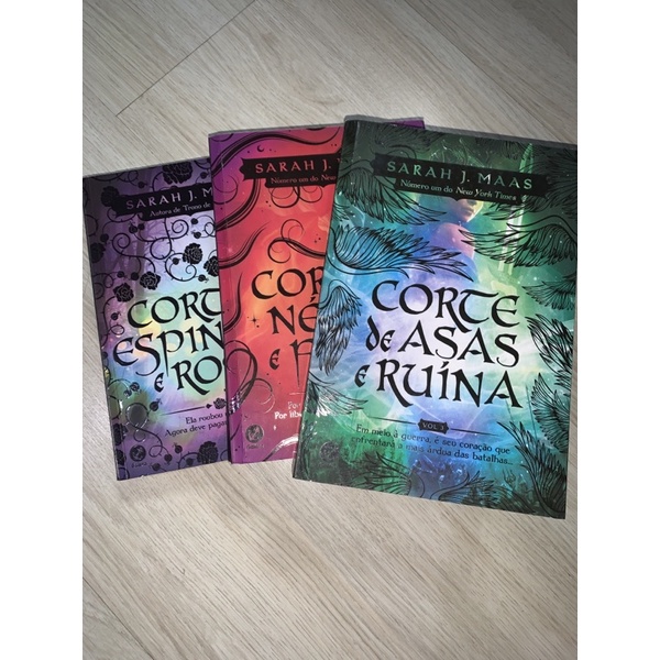 corte de espinhos e rosa trilogia (acotar) | Shopee Brasil