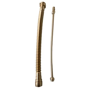 sifão dourado metálico para banheiro flexível universal pia Cuba com mangueira de água engate 60cm