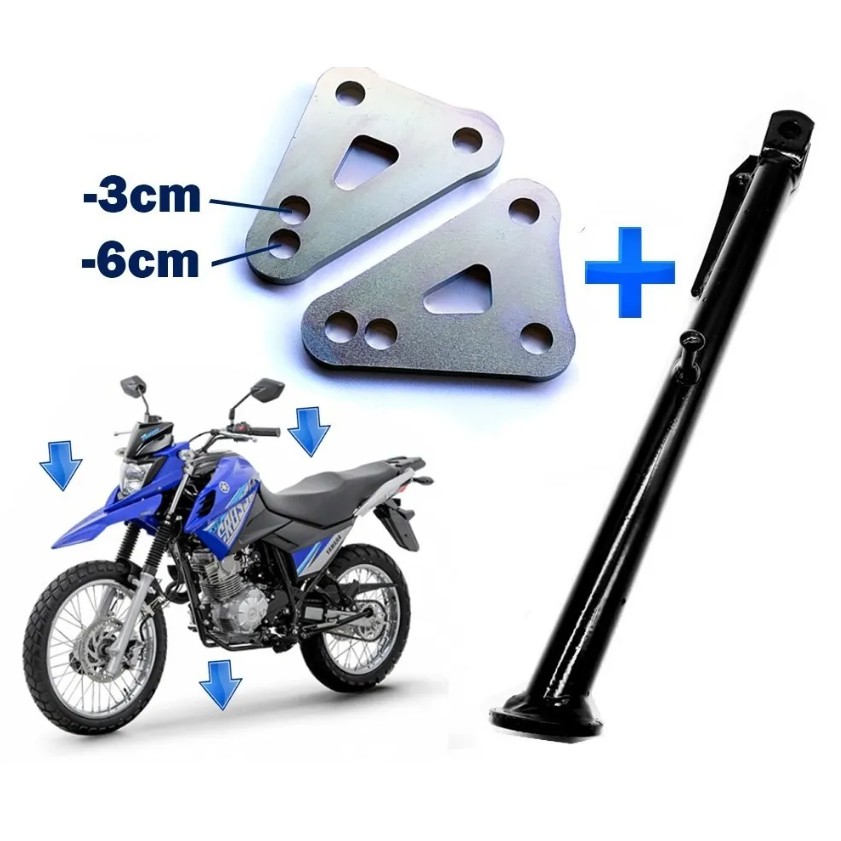 Kit rebaixar Crosser 150 xtz yamaha 6 3 cm rebaixamento link dog bone
