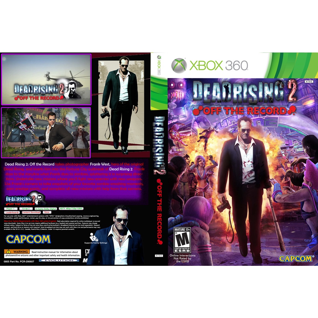 Dead Rising 2 Off The Record P/ XBOX360 (LTU/LT/JTAG/RGH) | Shopee Brasil
