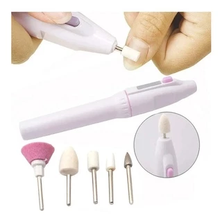 Lixadeira Unha Elétrica Profissional A Pilha Manicure Lixa