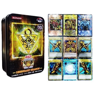 Cartões Yugioh Com Caixa De Lata Yu Gi Oh Versão Em Inglês De Holograma Golden Link 72pcs .