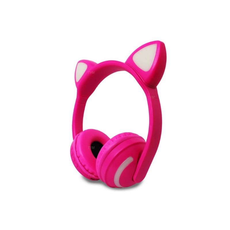 Fone Orelha de Gato Gatinho Cat 5.0 Bluetooth Ear Com Led Rgb Headphone  Original E11