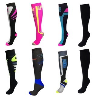 Kit 2 Pares Meia Compressão Atletismo Academia Crossfit Ciclismo Masculino Feminino 3/4