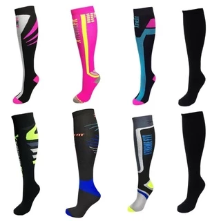 Kit 2 Pares Meia Compressão Atletismo Academia Crossfit Ciclismo Masculino Feminino 3/4