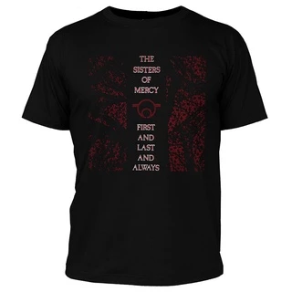 Camiseta 100% algodão Dasantigas com estampa - The Sisters of Mercy - First and Last and Always.