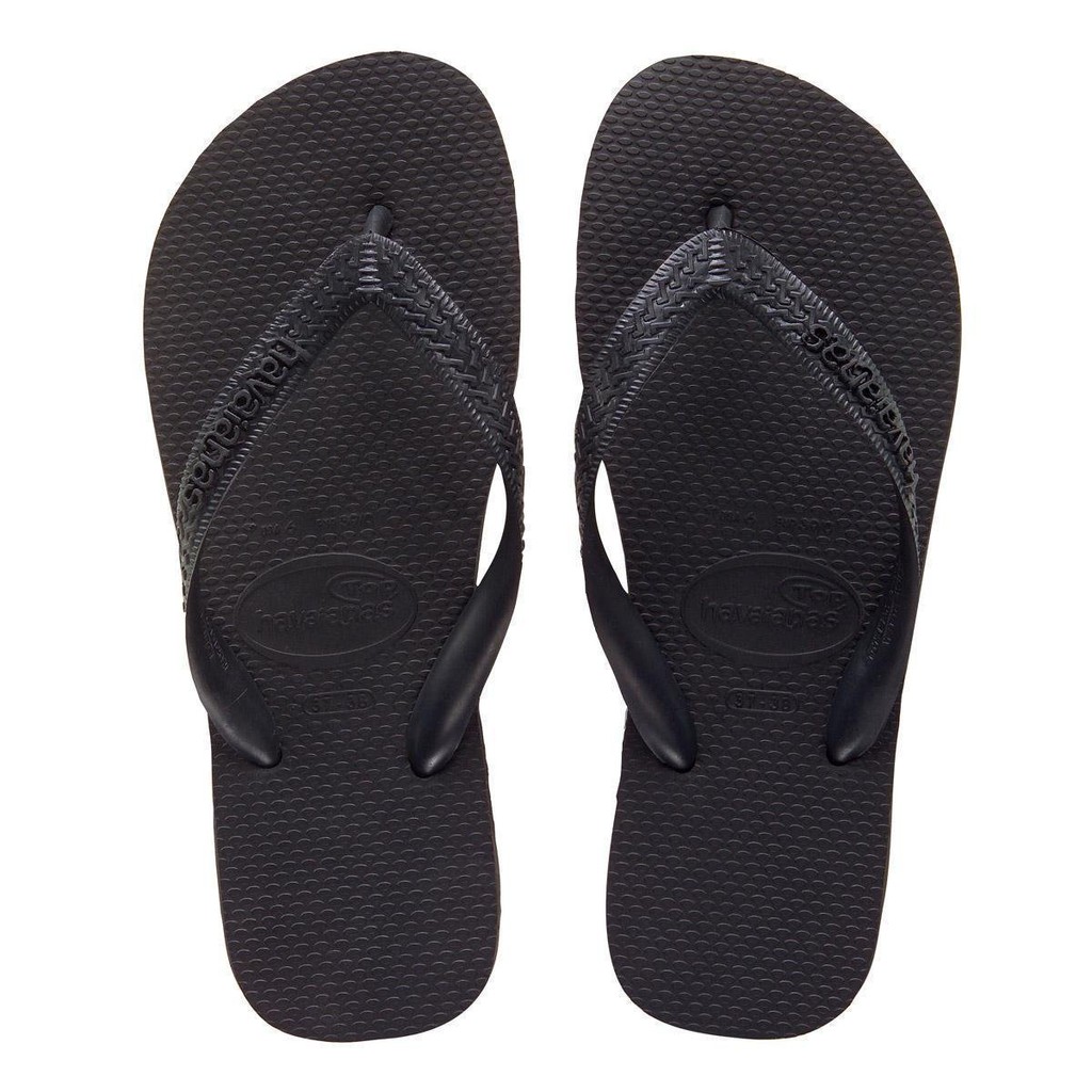 Chinelo Havaianas Top Preta Vários Numeros