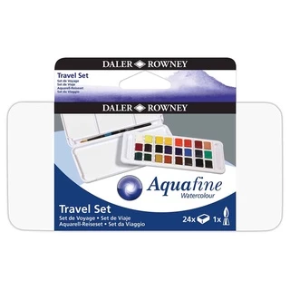 Aquarela Pastilha Aquafine Daler Rowney 24 Cores
