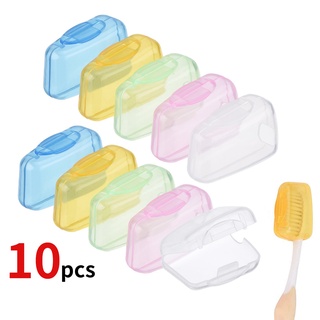 10 Peças Conjunto De Escova De Dentes Portátil Para Viagem/Capa Protetora