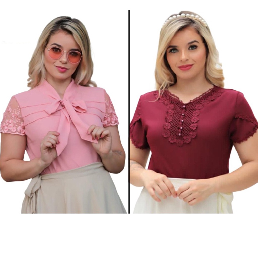 Blusas Feminina - MODA VIANNA, Moda Feminina Evangélica