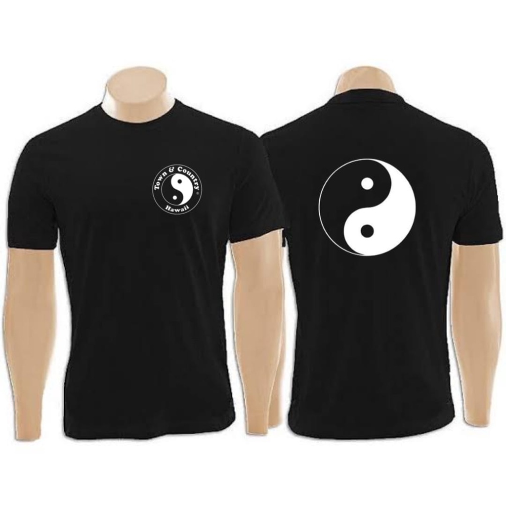 Camiseta 100% Algodão Tony Country Ying Yang Bem Mal Blusa Masculina e Feminina