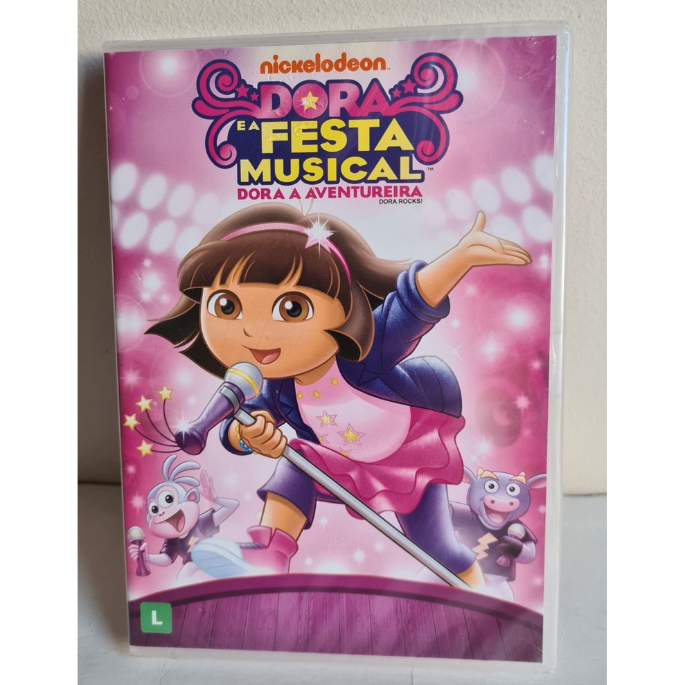 DVD Dora E A Festa Musical Dora Aventureira Original Lacrado Shopee Brasil