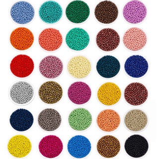 St.Kunkka Semente De Vidro Tcheco Colorido Espaçador Solto Para Jóias De Bricolage Fazendo 150 Pcs . 3/4mm