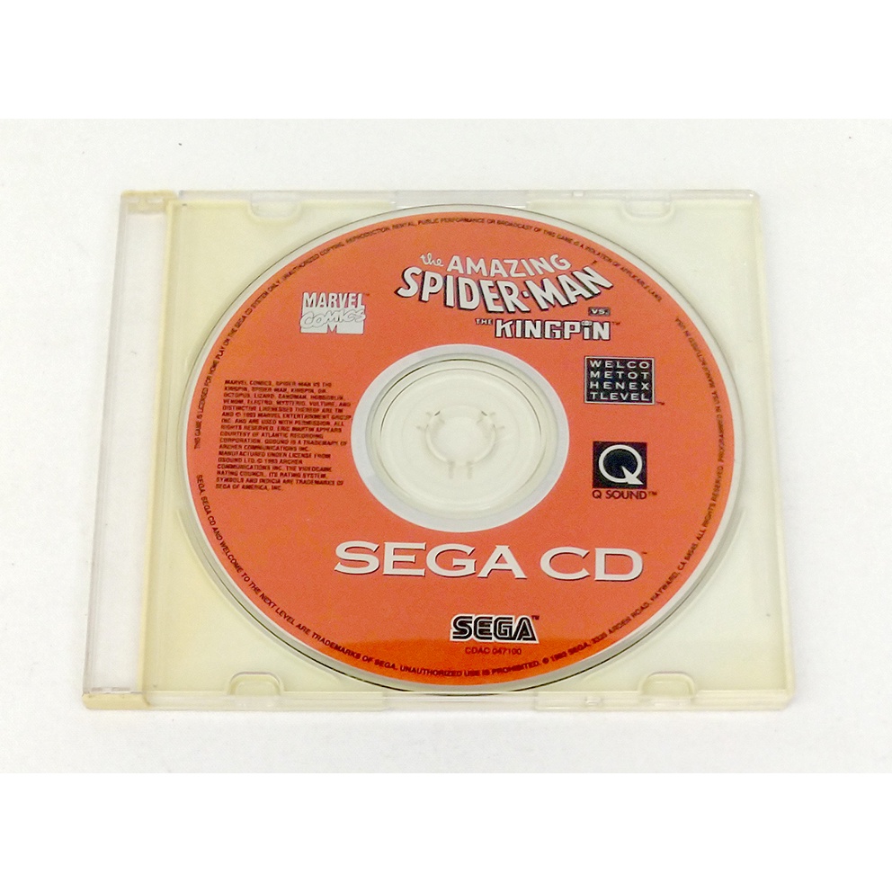 Raríssimo Jogo Original Sega Cd Spider-Man Funcionando 100% | Shopee Brasil