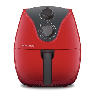 Fritadeira Elétrica Air Fryer 4L 1500W 127V Multilaser Vermelha - CE083