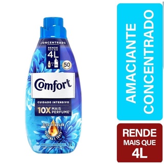 Kit 3 Amaciante Concentrado Comfort Intense Cuidado Essencial 1 Litro