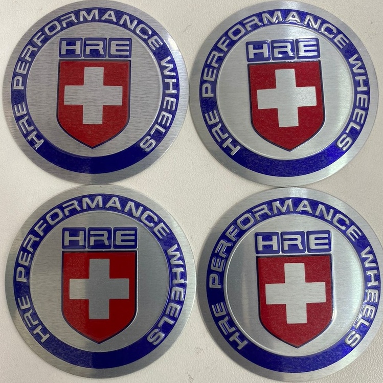 Jogo 4 Emblema Logo Adesivo Roda Hre 55mm | Shopee Brasil