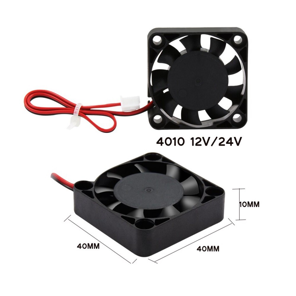 Mini Ventilador 12V para Impresora 3D Reprap 2600 RPM