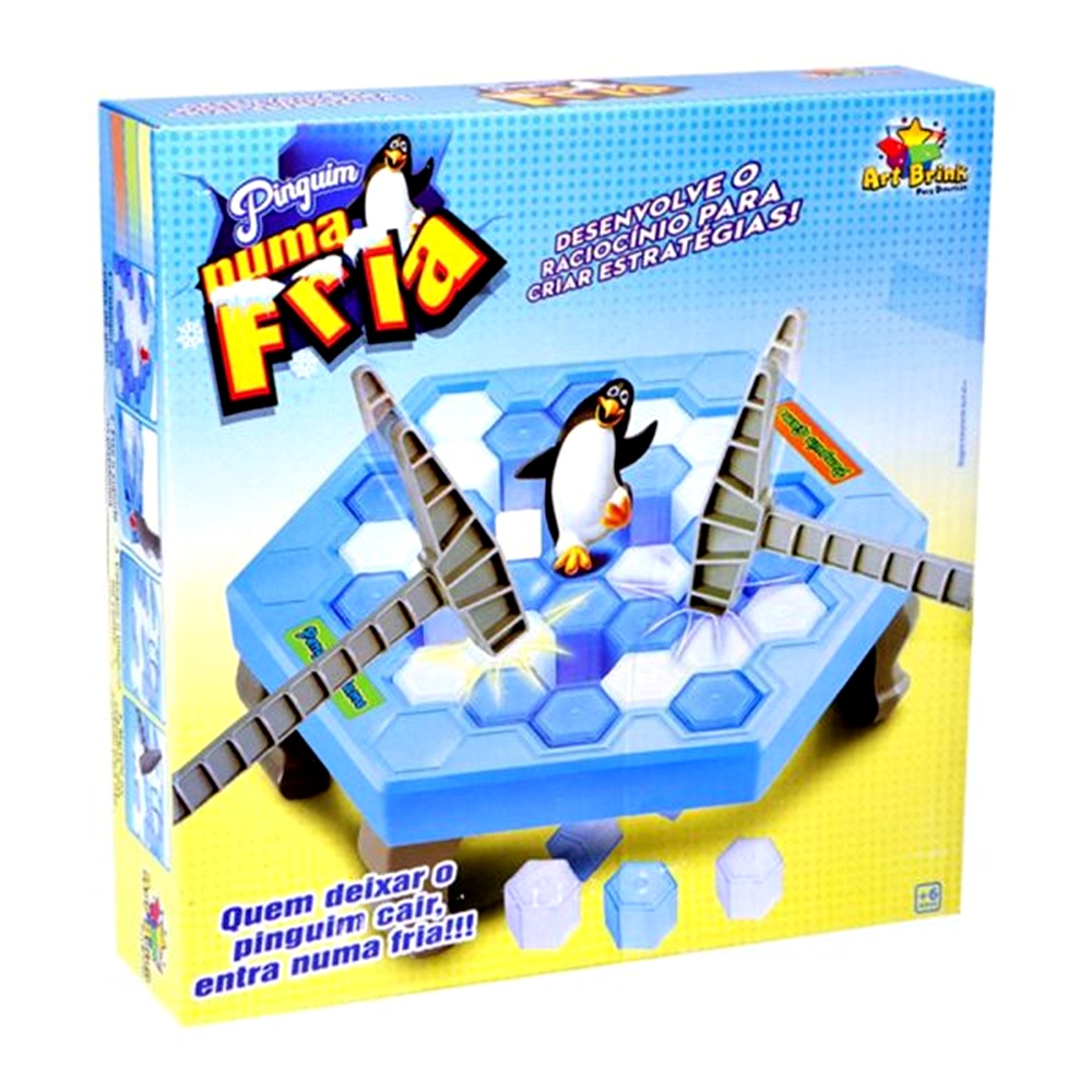 Jogo do Pinguim Numa Fria Quebra Gelo Brinquedo Interativo