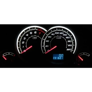 Acetato Painel Gm Corsa Meriva Montana Branco + 3 Led