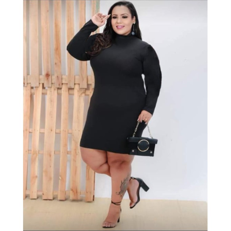 Vestido para best sale gorda curto