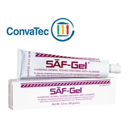 Saf-Gel Hidrogel 85g Convatec - Gel Pomada Cicatrizante para Feridas ...