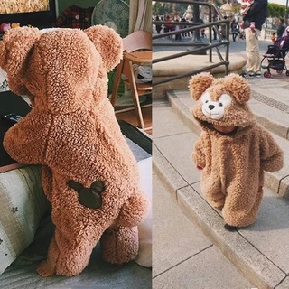 Shirley Bear Outono e inverno mantenha morno body de criança