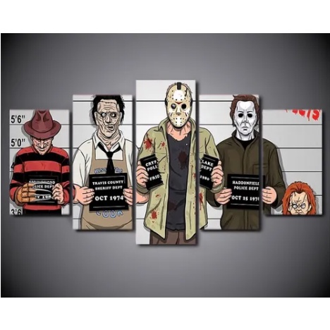 Quadros Decorativos Wallpaper 4k Jason Freed Chucky Terror Frutos ...