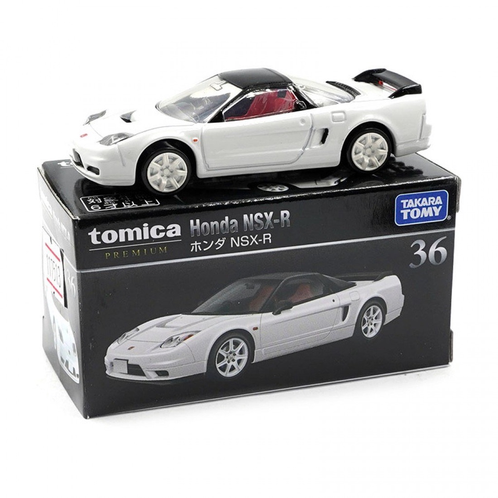 Tomica Premium 1/60 HONDA NSX-R BRANCO NO.36 MODELO DE ESCALA