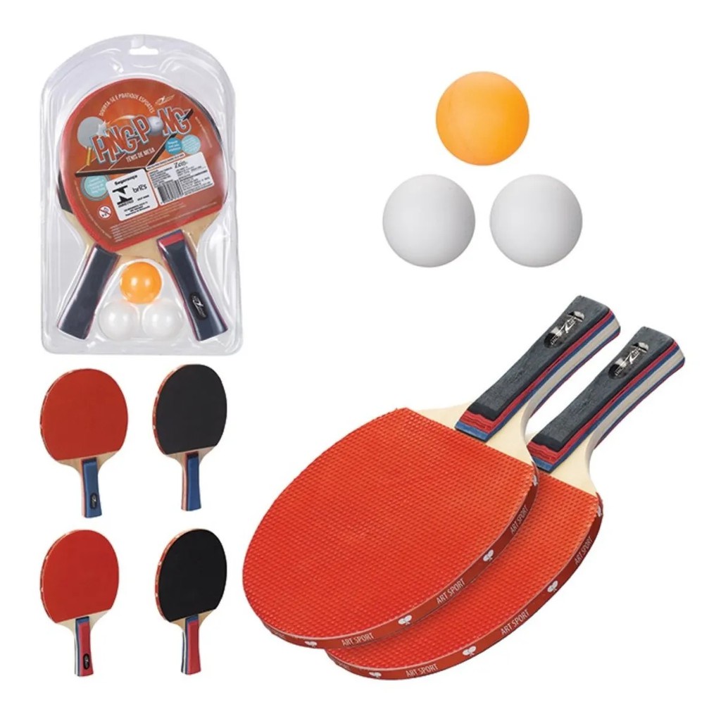 🏓 Kit tênis de mesa com suporte e rede PING-PONG — FIASMED