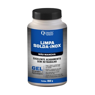 Limpa Solda Inox Nao Mancha Gel 850G LS1 Tapmatic