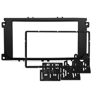Moldura Painel 2 Din Multimidia Ford Focus 2009 A 2013 Preto
