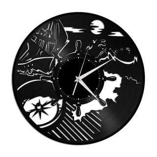 - Relógio Disco De Vinil Decoração