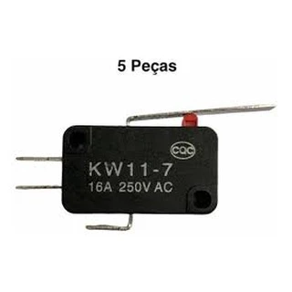 Chave Micro Switch Kw11-7-3 2t 16a 250vca Haste 27mm