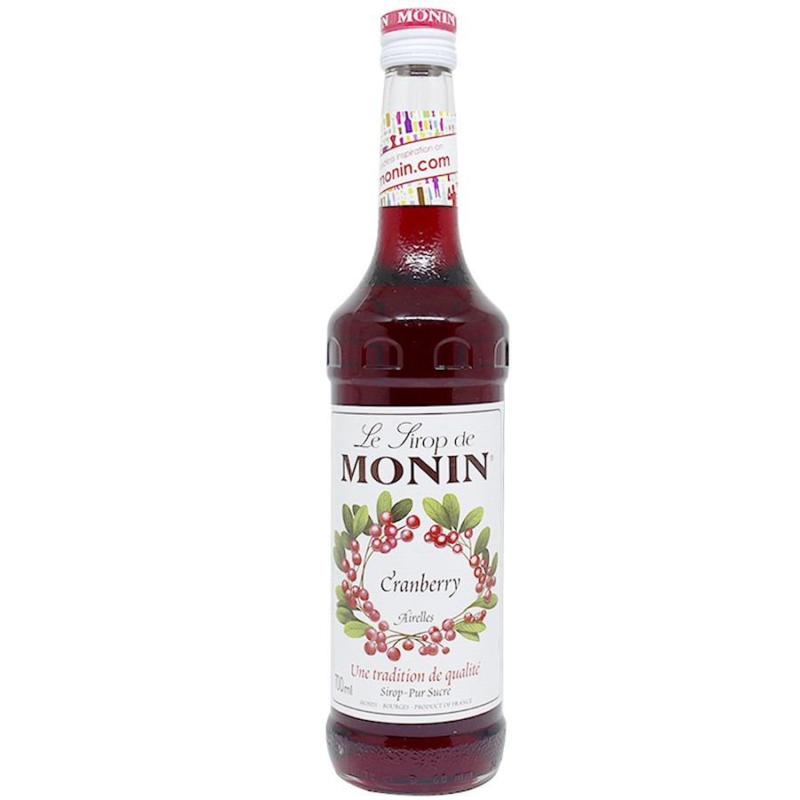 Soda Italiana Monin Importado Sabor Cranberry 700ml