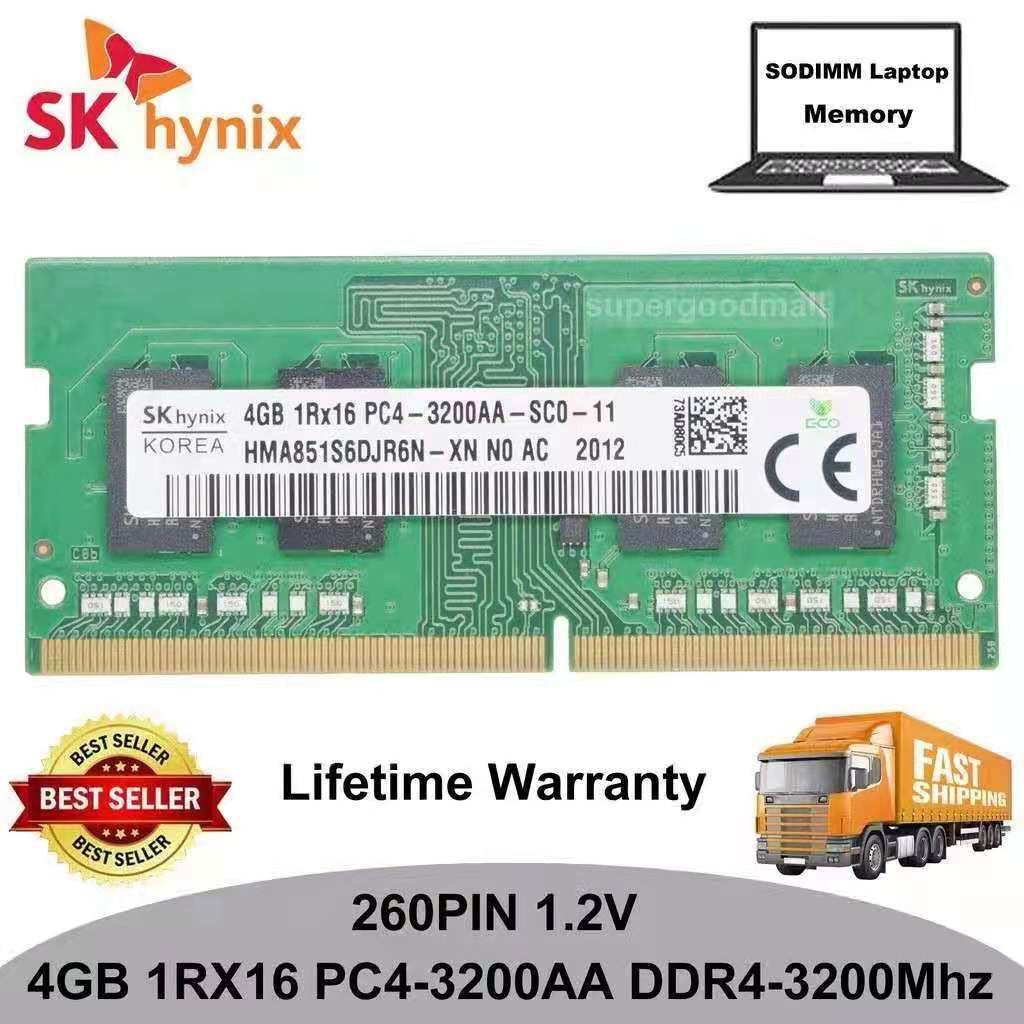 Sk Hynix 4gb 8Gb 16gb PC4 2400T 2666V 2133P 3200AA Ddr4 2400mhz