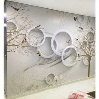 Papel de Parede Design 3D Decora Quarto e Sala Lançamento m²