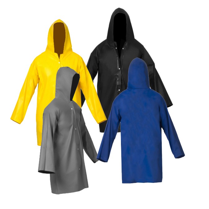 Capa Chuva Proteção Impermeável PVC Forrado c/ Capuz Maicol