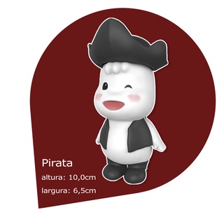 Boneco Coleção Poko-Chan - " PIRATA "