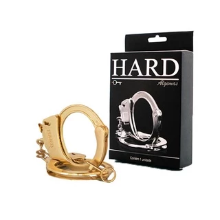 Algema Sensual Reforçada Feita Em Metal – Hard | Dourada
