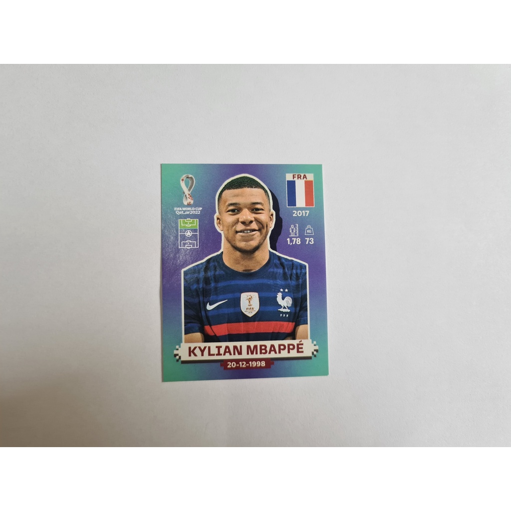 Figurinha Kylian Mbappé Copa Qatar 2022 - Reprint Nobrand | Item p/ Esporte  e Outdoor Usado 87302980 | enjoei