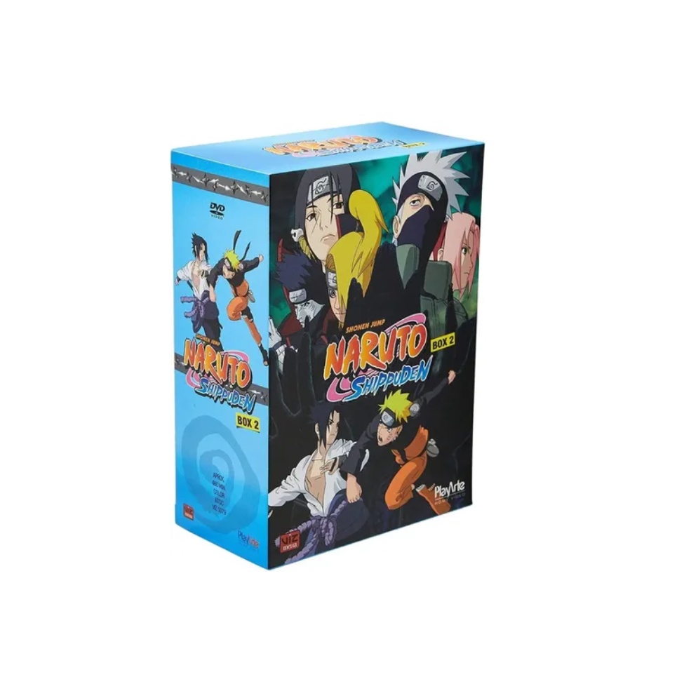 NARUTO DVD BOX I II セット Dvd Box Naruto Shippuden Box 2 ( 4 Discos) Novo E Dublado | Shopee