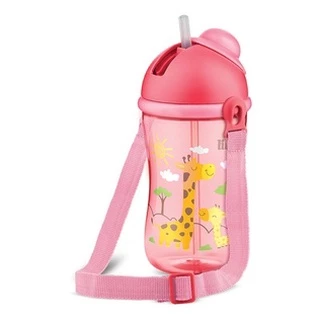 Copo De Transição Cantil Com Canudo Antivazamento Lillo em Oferta na Shopee