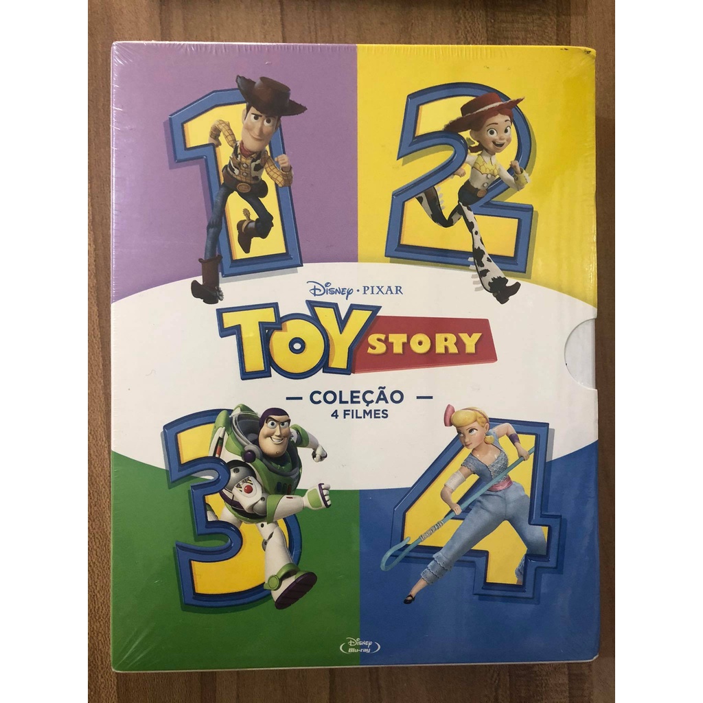 Coleção com 5 Filmes Infantis em Dvd Toy Story e Monstros Sa