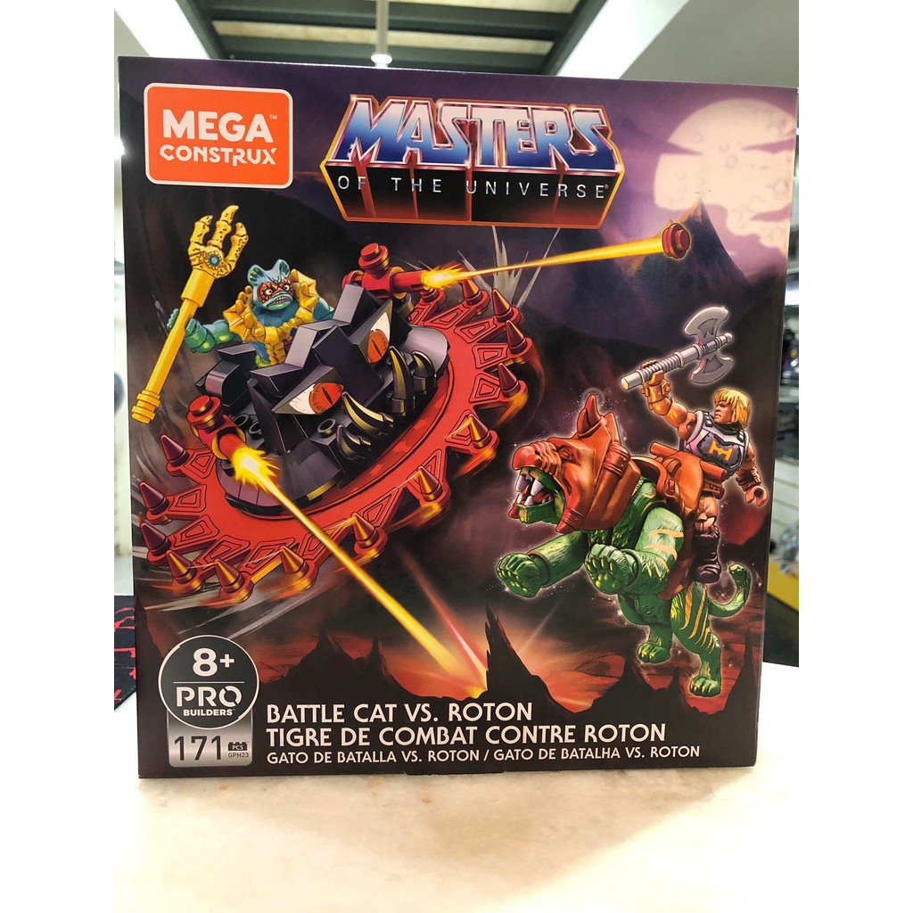 Mega Construx Masters of The Universe Battle Cat Vs. Roton | Shopee Brasil