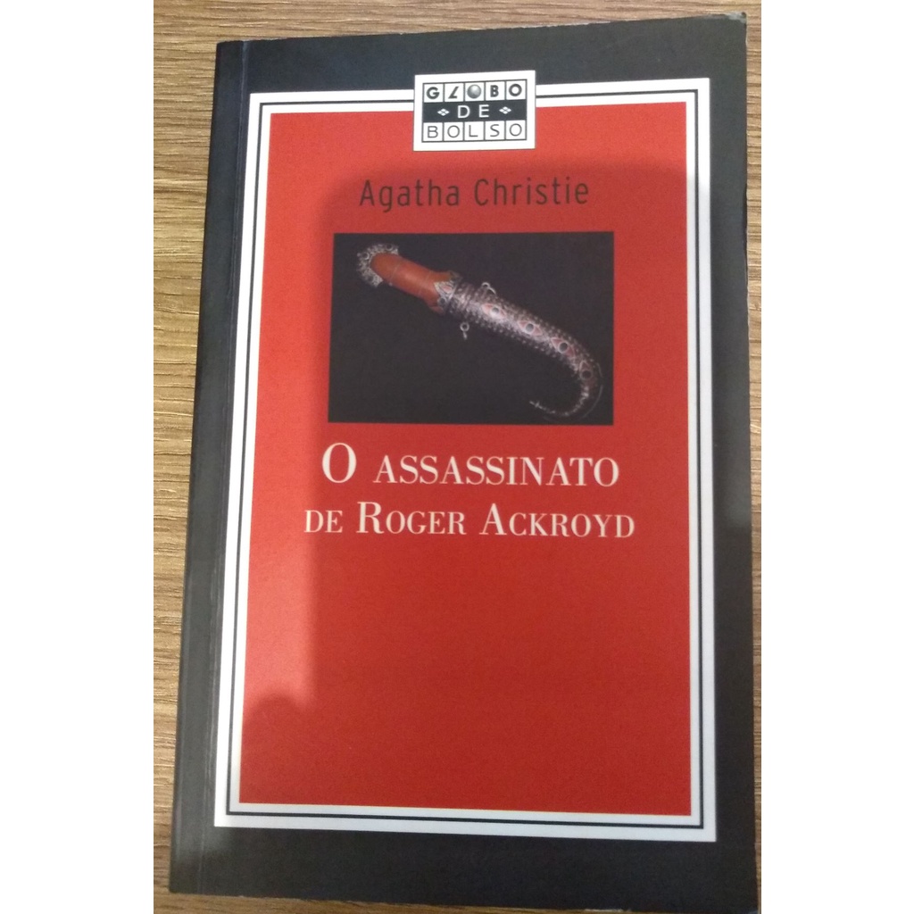 Livro O Assassinato de Roger Ackroyd Agatha Christie Coleção Globo de Bolso Shopee Brasil