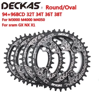 Deckas 94 + 96 Bcd Bicicleta 32 T 34 T 36 T 38 T Mtb Bicicleta Coroa De Coroa Para M4000 M4050 Gx Nx X1 Manequim