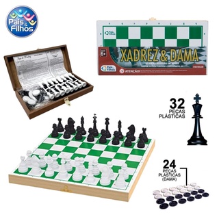 HJJ Conjunto de jogo de tabuleiro de xadrez de metal Deluxe Chess Retro  liga banhada a cobre com caixa de armazenamento dobrável de madeira  portátil, tabuleiro de xadrez, para crianças e adultos