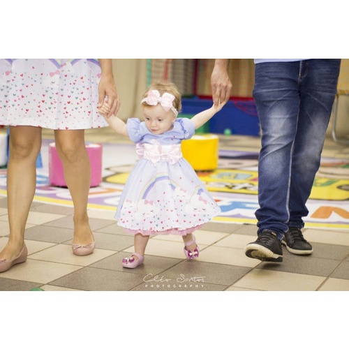 Vestido mãe shops e filha chuva de benção