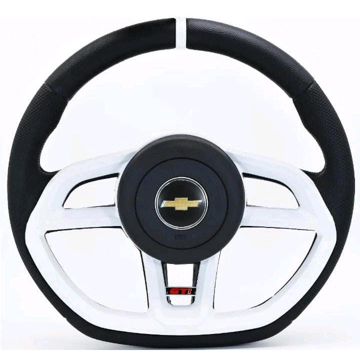 Volante Esportivo Gti Branco Celta Corsa Wind Monza Kadett
